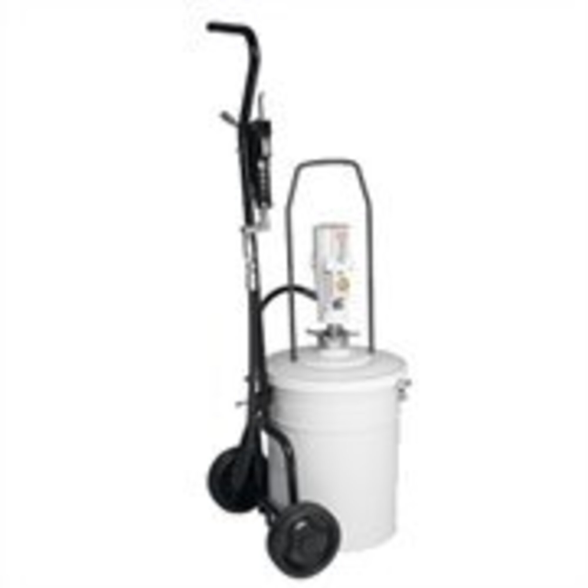 Samson PumpMaster 3 Portable Grease Pump — 55:1 Ratio, 35 lbs., Includes Pail Cover, Follower Plate, 5ft. Delivery Hose, Grease Handle, Model# SPM319